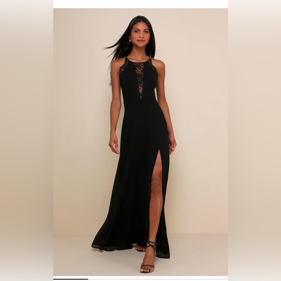 Lulus Dresses & Skirts - Lulus beautiful long black gown